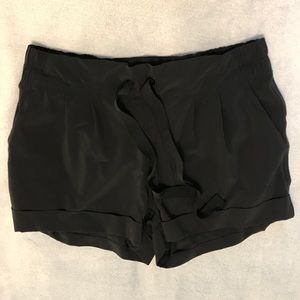 Black Lululemon Spring Break Away Shorts